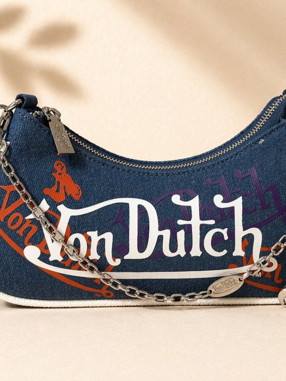 Von Dutch Denim‑Blue Shoulder Bag (NWT) — MSRP $99 - Picture 8 of 9
